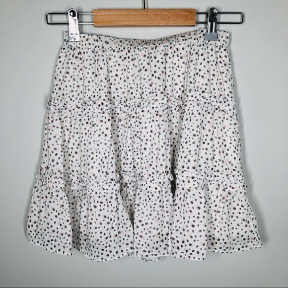 Princess Polly Dresses & Skirts - PRINCESS Polly Polka Dot Tiered  Rasmus‎ Mini Skirt Size 2 NWT